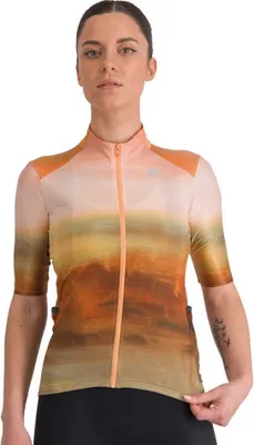Image de Sportful Flow Supergiara Kurzarm-radtrikot Orange M Frau Orange M