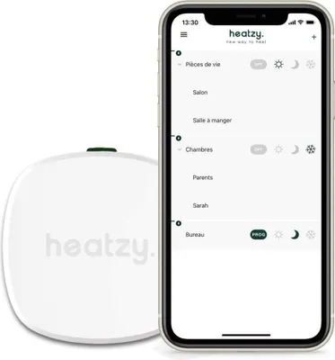 Image de Heatzy Pilote Radiateur Thermostat Wifi Pour Radiateurs électriques - Heatzy