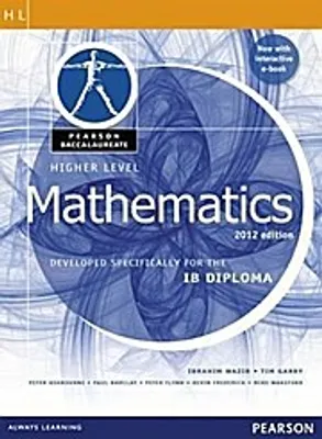 Obrázok produktu pre Pearson Baccalaureate Higher Level Mathematics second edition print and ebook bundle for the IB Diploma