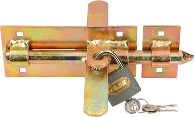 Obrázek produktu pro KOTARBAU® šroub 150 mm šroub s visacím zámkem oboustranně uzamykatelný šroub posuvný šroub šroub zámku dveří Odolný