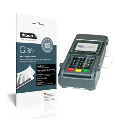 Produktbild von 2x Schutzfolie für REA CARD T7 flex  matt - Anti-Shock 9H Folie dipos Glass Kunststoffglas