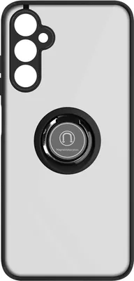 Image de Avizar, Housse de protection Galaxy A05s antichoc support anneau métallique, Noir