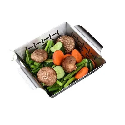 Produktbild von Antihaftbeschichteter Grillkorb für kleine Grills 22,5 x 18 x 5,5 cm