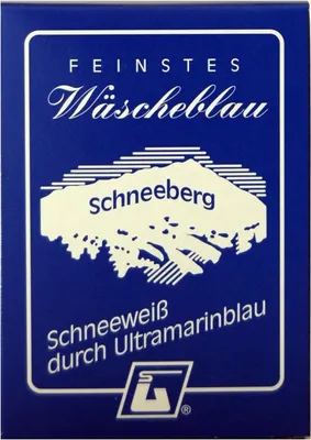 Produktbild von Schneeberg Feinstes Wäscheblau , Schneeweiß durch Ultramarinblau für 5 kg, 1x10g