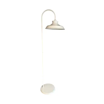 Produktbild von Weiße Stehlampe mit E27-Fassung, Dekorativ, Modern, aus Metall