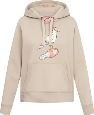 Produktbild von DERBE Damen Hoodie Sturmmöwin mit Kapuze, Kängurutasche und aufgerauter Innenseite