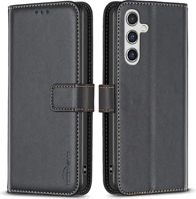 Produktbild von Samsung Galaxy A56 Hülle - BINFEN Klapphülle - Schwarz