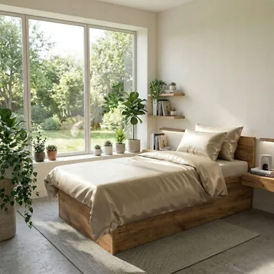 Produktbild von Komvortowy | Bett 90x200 Cm | Einzelbett Mit Metall-Lattenrost | EICHE CRAFT |Großem Bettkasten & Stauraum | Hochklappbar Nach Oben