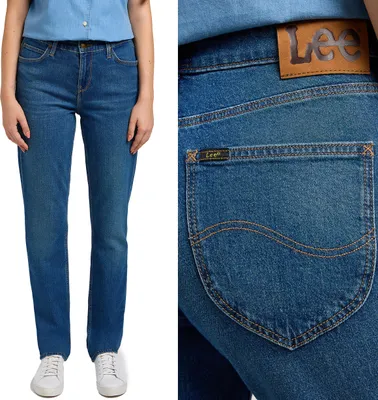 Obrázek produktu pro LEE dámské džíny, volný střih MARION STRAIGHT, W27 L31, modré, džíny, baggy jeans, buggy