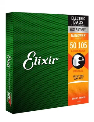 Produktbild von Elixir 14102 Nanoweb Saiten für E-Bass