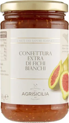 Produktbild von Agrisicilia Confettura Extra di Fichi bianchi Weiße Feigen Extra Konfitüre - 6x 360 g