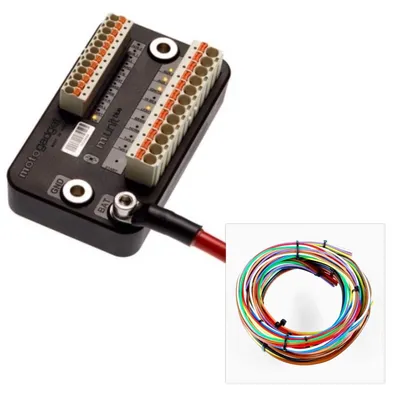 Immagine prodotto di Motogadget MG4002040 - Unità di controllo digitale m-Unit con kit cavi blu