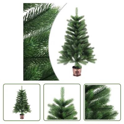 Obrázek produktu pro The Living Store Umělý vánoční stromek Přírodní jehličí 65 cm Zelený
