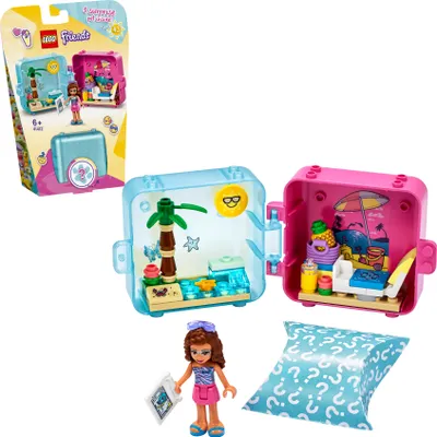 Produktbild von LEGO Friends Olivias Sommer Würfel - Strandtag - 41412, Bausatz, 6 Jahr(e), 48 Stück(e), 95 g