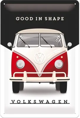 Zdjęcie produktu dla Metalowy Plakat 20 X 30Cm Vw