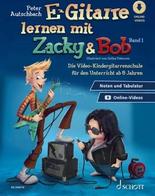 Produktbild von E-Gitarre lernen mit Zacky & Bob - Band 1