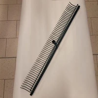 Produktbild von Polar 2317 großer Rasenrechen 100 cm 56 Zinken Heurechen Gartenrechen Laub Gras