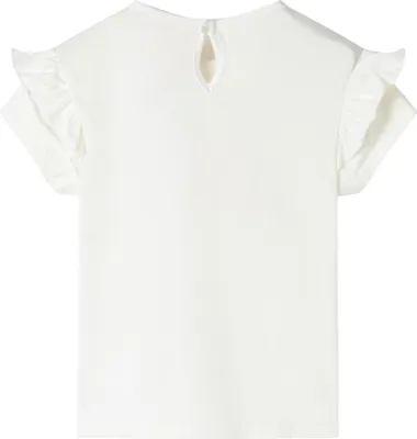 Imagen del producto de vidaXL Camiseta para niños, color crema, talla 116