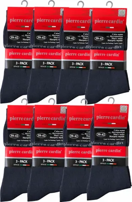 Produktbild von Pierre Cardin Herren Business Socken Strümpfe Dunkelblau 39-42 24 Paar