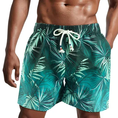 Productafbeelding van Sneldrogende Strandshorts voor Mannen met Mesh Voering