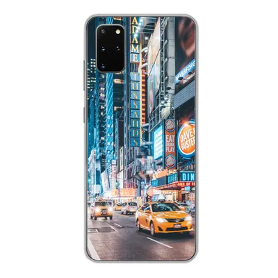 Produktbild von MuchoWow® Handyhülle Schutzhülle Hülle für Samsung Galaxy S20 Plus New York bei Nacht Silikon Softcase Handy Hülle - Hartschale