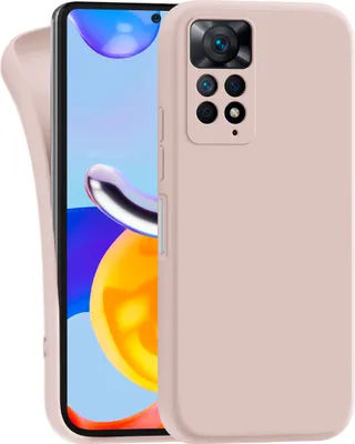 Produktbild von MyGadget Silikon Hülle Kompatibel mit Xiaomi Redmi Note 11 Pro | 11 Pro 5G - robuste Schutzhülle TPU Case Slim Silikonhülle - Back Cover Kratzfest Handyhülle - Matt Rosa