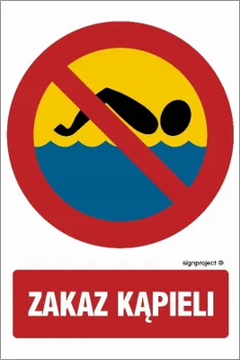 Zdjęcie produktu dla OE018 Zakaz kąpieli