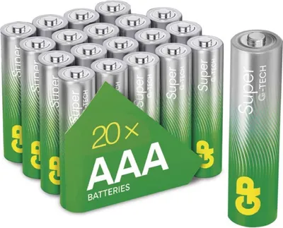 Immagine prodotto di GP BATERIE GP Alkalická baterie SUPER AAA (LR03)- 20ks