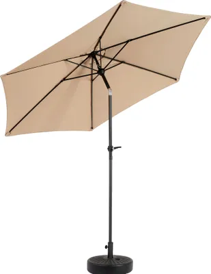 Zdjęcie produktu dla 14,8 ft dwustronny parasol ogrodowy, prostokątny, duży, z korbką (khaki),,