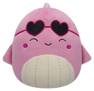 Produktbild von SQUISHMALLOWS Plüschtier Wal Rosa, marshmallowweich, 20 x 20 x 14 cm, für Kinder