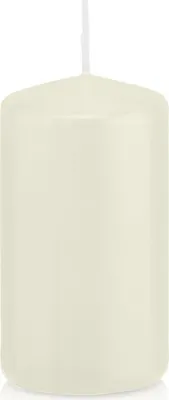 Produktbild von Wiedemann Stumpenkerzen Elfenbein Ø 50 x 100 mm, 4 Stück, 23 Brenndauer