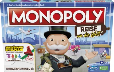 Produktbild von Hasbro Monopoly Reise um die Welt