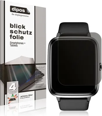 Produktbild von Blickschutzfolie für Noise ColorFit Pro 2 matt Schutzfolie Folie Display Schutz dipos