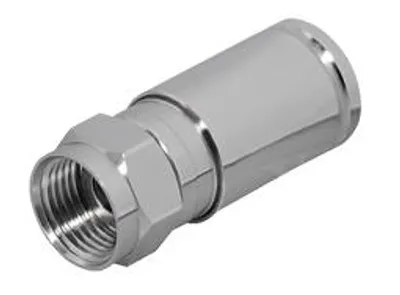 Produktbild von F-Stecker für Kabel-Ø 8,5 mm F-Kompressionsstecker mit Dielektrikum-Ø 5,72 mm
