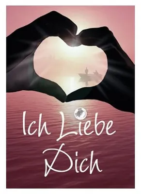 Produktbild von Allgemeine Wünsche  Ich liebe Dich  MiniKlammerkarte  Blumenkärtchen m