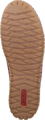 Produktbild von Rieker Damen Clog Mule Sabot Leder Lochmuster M2885, Größe:38 EU, Farbe:Rot