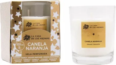Image de Bougie parfumée Cannelle et Orange 120g