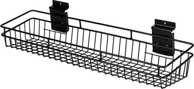 Produktbild von Schwarzer Metall-Aufbewahrungskorb HH90310, Länge 9,5 cm, Breite 13 cm, Höhe 12 cm