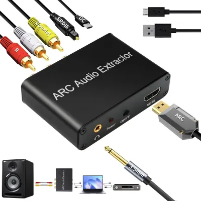 Productafbeelding van HDMI Audio Extractor 192 KHz Convertisseur DAC naar Optisch Toslink SPDIF