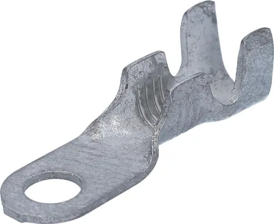 Produktbild von 10 Stück Krallenkabelschuh Ringform KKS6-M4-12 Krallen 4-6mm² M4 Messing verzinnt