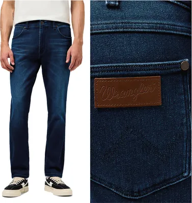 Produktbild von WRANGLER, Herren Jeanshosen, Slim fit, LARSTON, W31 L32, Blau, Jeans, baggyjeans, buggy