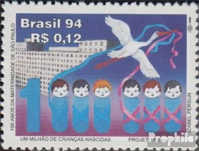 Produktbild von Briefmarken Brasilien 1994 Mi 2614 (kompl.Ausg.) postfrisch Entbindungsklinik
