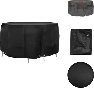Immagine prodotto di vidaXL Coperchio per mobili da giardino 10 occhielli Ø230x90 cm rotondo - Coperchi di protezione per mobili da giardino