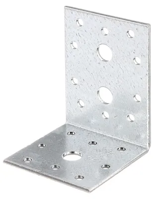 Immagine prodotto di Alberts 832391 Connettore angolare, zincato sendzimir, 60 x 80 x 60 mm, set da 60