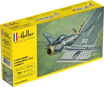 Produktbild von Heller 80277 - 1:72 N.A. F-86F SABRE / CANADAIR CL-13 B Sabre VI - Neu