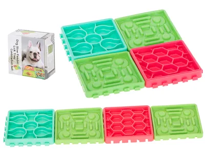 Produktbild von KIK - Langsamere Schale für Haustierfutter 4 Stück