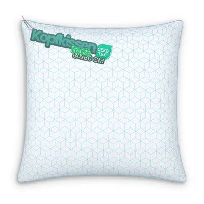 Produktbild von Kopfkissen Freeze 80x80cm, kühlendes Kissen perfekt für den Sommer, atmungsaktiv mit Kühl-Effekt, allergikerfreundlicher Baumwollbezug