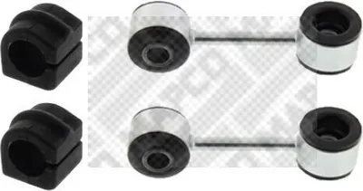 Produktbild von MAPCO 53828 Stabilisatorlager Reparatursatz für VW Transporter IV Bus (70B, 70C, 7DB, 7DK, 70J, 70K, 7DC, 7DJ) Vorne 23mm Gummilager