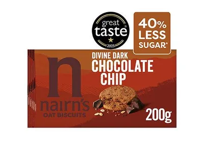 Produktbild von Nairn's - Dark Chocolate Chip Oat Biscuits, 200g