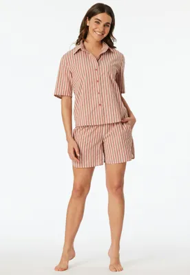Produktbild von Schiesser Damen Schlafanzug kurz Gr. 48 terracotta